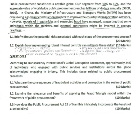 Public procurement constitutes a notable global