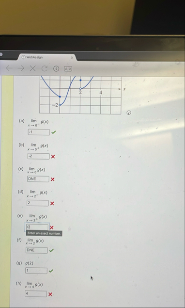 ( a ) lim x 0 - g ( x ) ( b ) lim x 0 + g ( x ) .