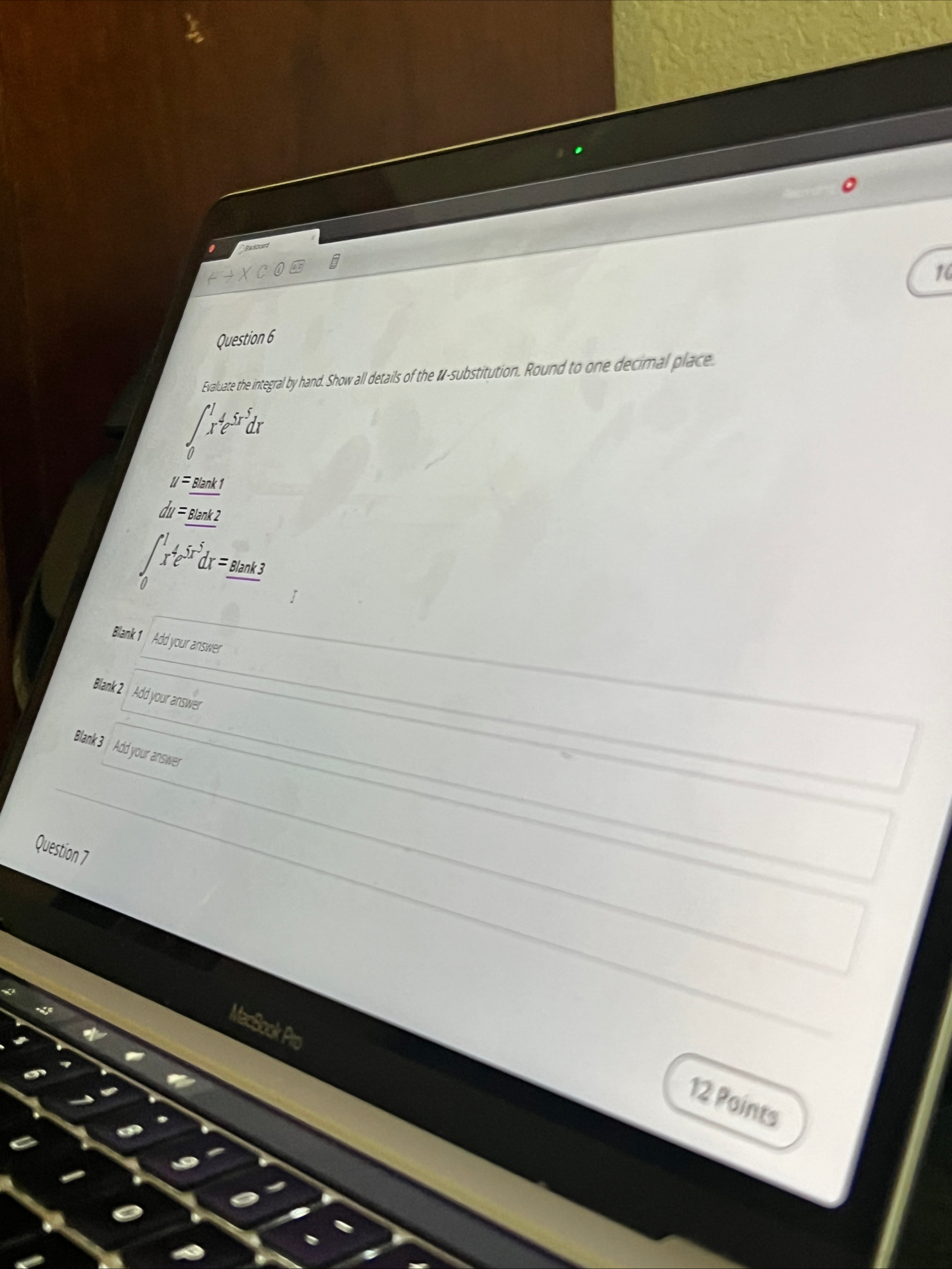 F xCO 0 ( 1 5 ) Question 6 Eavatertheinetegal by