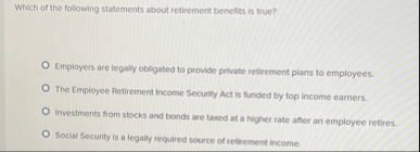 Which of the following statements about