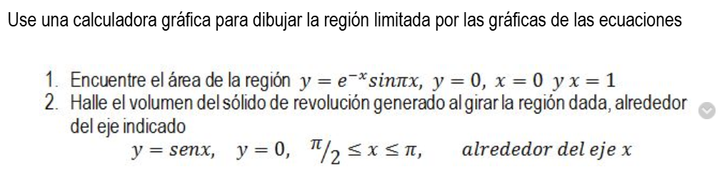 Use una calculadora g r f i c a para dibujar l a