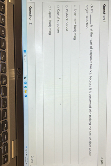 Question 1 2 pts ch 9 . 1 q , is at the heart of