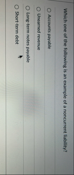 Which one of the following is an example of a