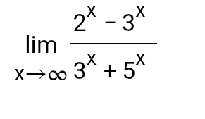 lim x 2 x - 3 x 3 x + 5 x