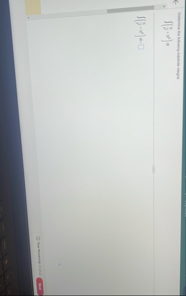 Delermine the following indefinite infegral ( 6 t