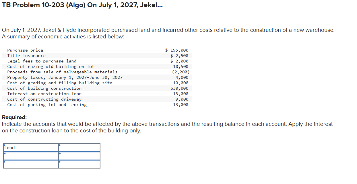 TB Problem 1 0 - 2 0 3 ( Algo ) On July 1 , 2 0 2