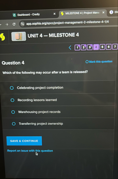 Dashboard - Credly MLESTONE 4 | Project Mana