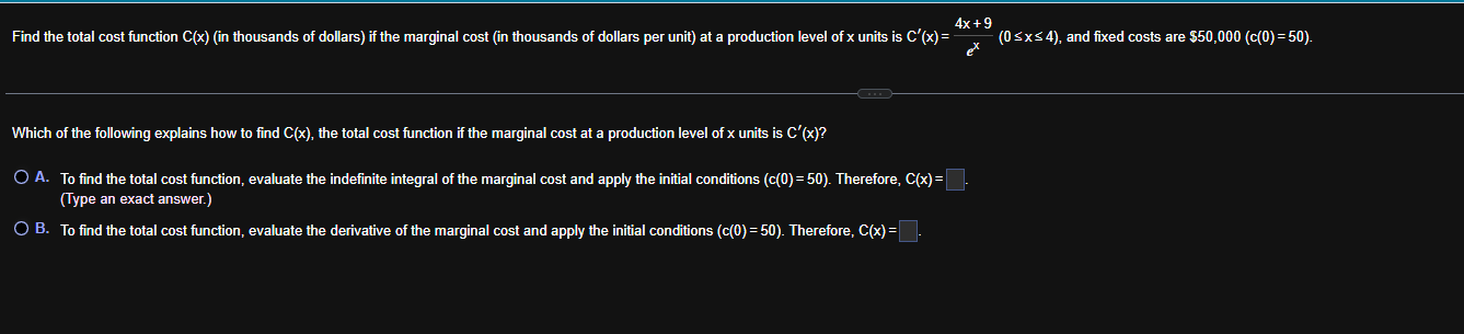 Which o f the following explains how t o find C (