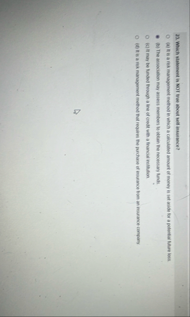 Which statement is NOT true about self -