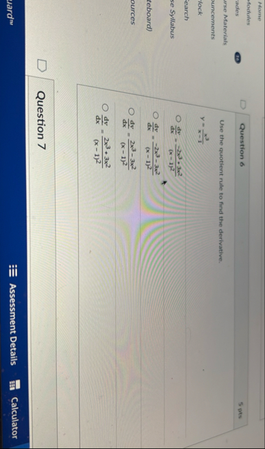 Home Mochules ades 1 0 Question 6 arse Alateriahs