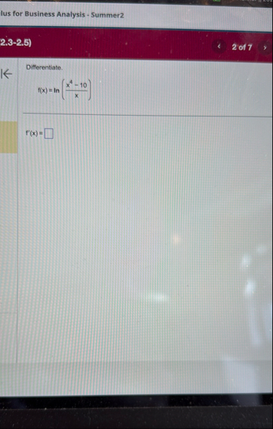 lus for Business Analysis - Summer 2 2 . 3 - 2 .