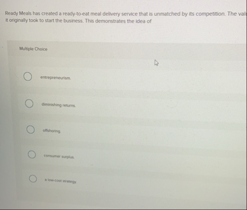 Ready Meals has created a ready - to - eat meal