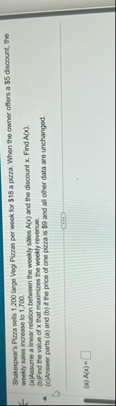 Shakespear's Pizza sells 1 , 2 0 0 large Vegi