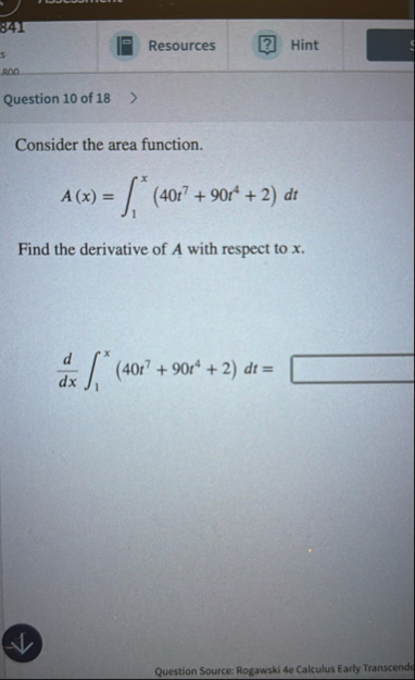 8 4 1 Resources Hint Question 1 0 of 1 8 Consider