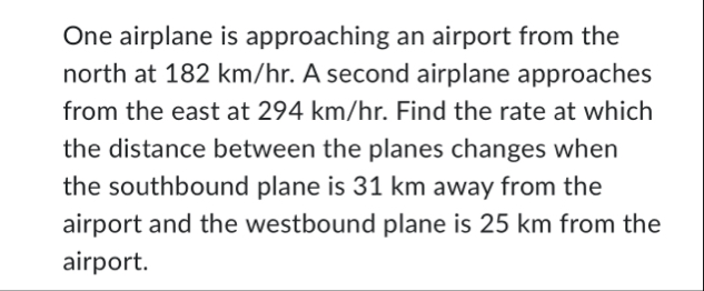 One airplane is approaching an airport from the