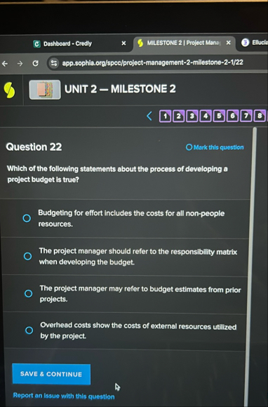 Dashboard - Credly MLESTONE 2 | Project Mans