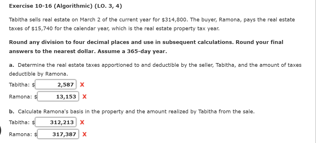 Exercise 1 0 - 1 6 ( Algorithmic ) ( LO . 3 , 4 )