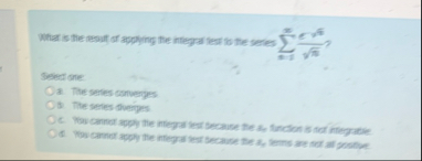 What is the resulf of appling the integral tex to