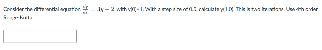 Consider the differential equation d y d x = 3 y