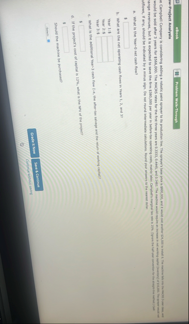 eBook w - Project Analysis utflows, if any,