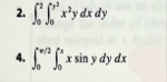 0 2 0 2 x 2 y d x d y 0 g r a d 2 0 x x s i n y d