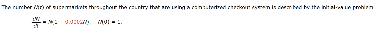 The number N ( t ) o f supermarkets throughout