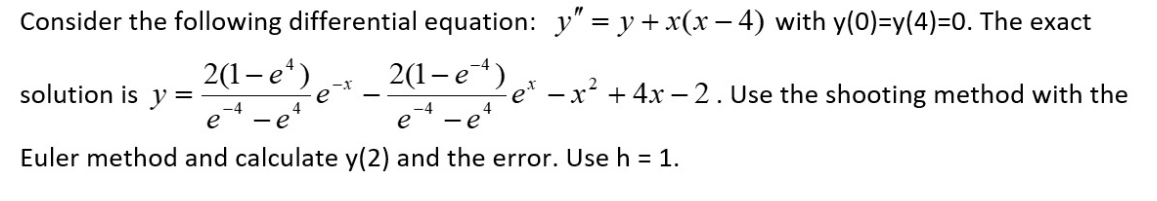 Consider the following differential equation: y '