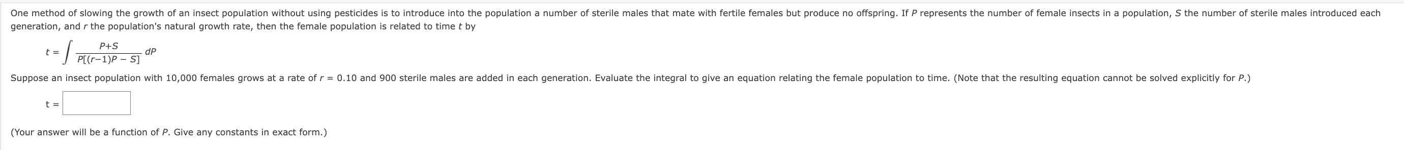 generation, and r the population's natural growth