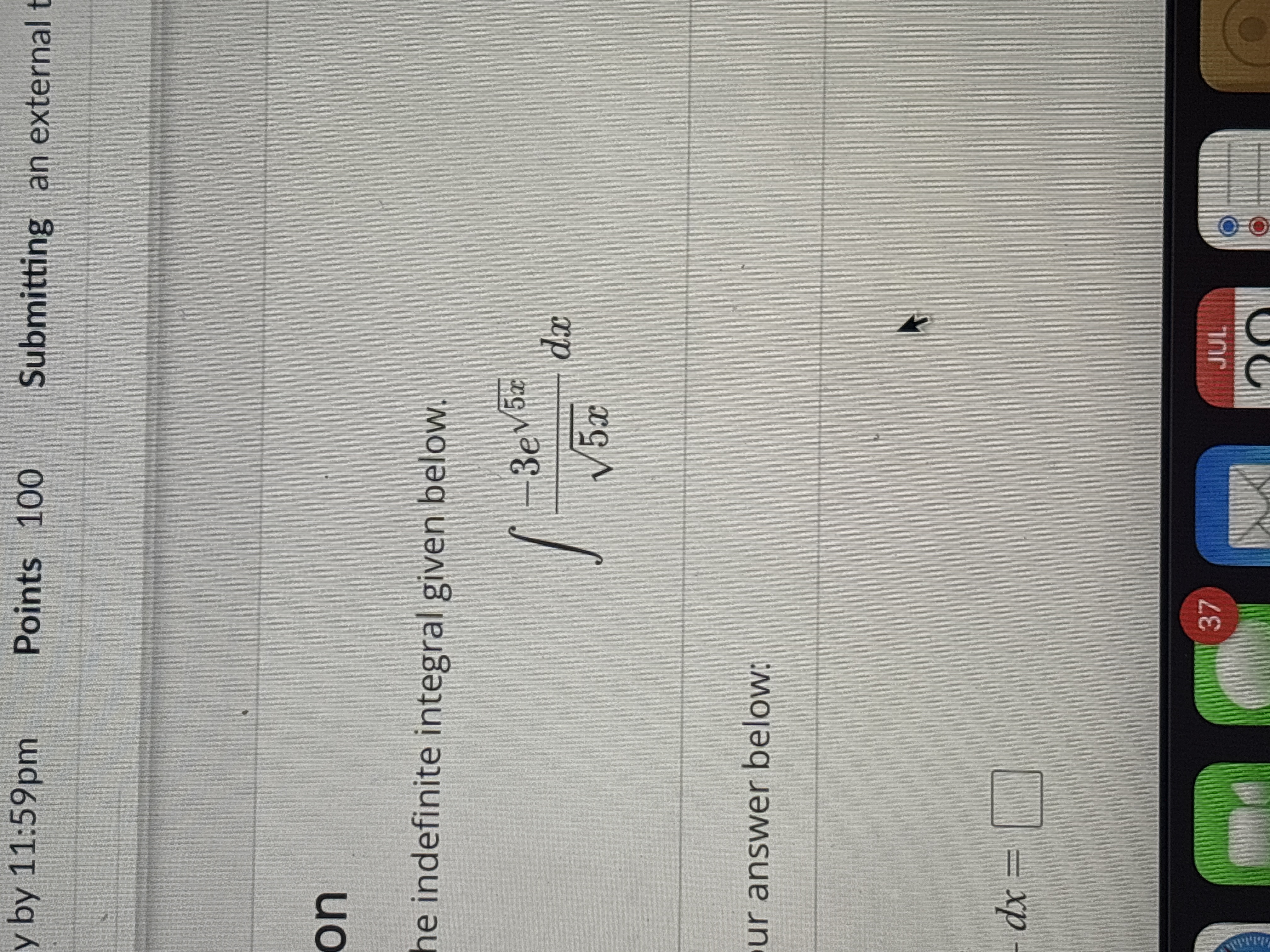y b y 1 1 : 5 9 p m Points 1 0 0 Submitting a n