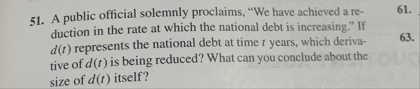 A public official solemnly proclaims, " We have