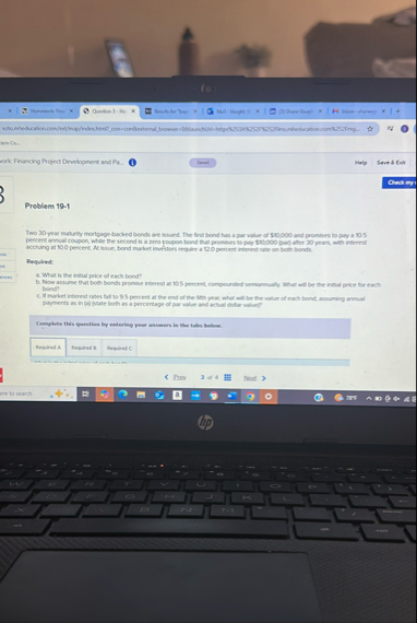 Problem 1 9 - 1 Two 3 0 year maturly morfgage