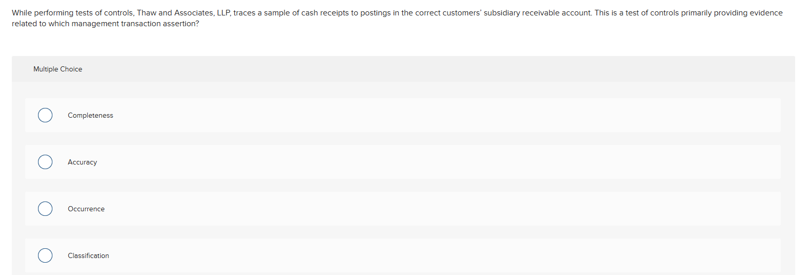 related to which management transaction
