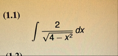 ( 1 . 1 ) 2 4 - x 2 2 d x