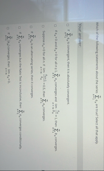 Which of the following statements about the