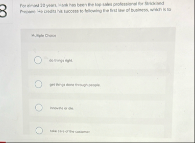 For almost 2 0 years, Hank has been the top sales