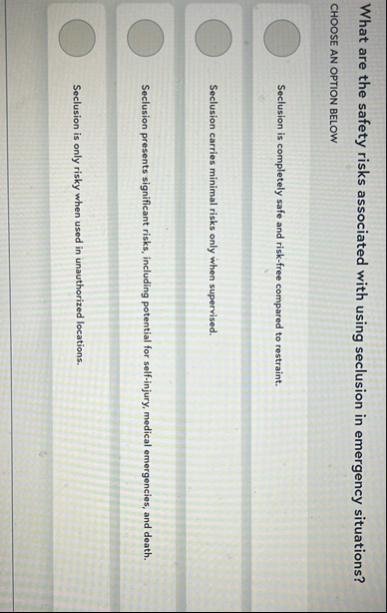 What are the safety risks associated with using