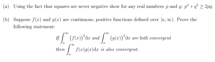 ( a ) Using the fact that squares are never
