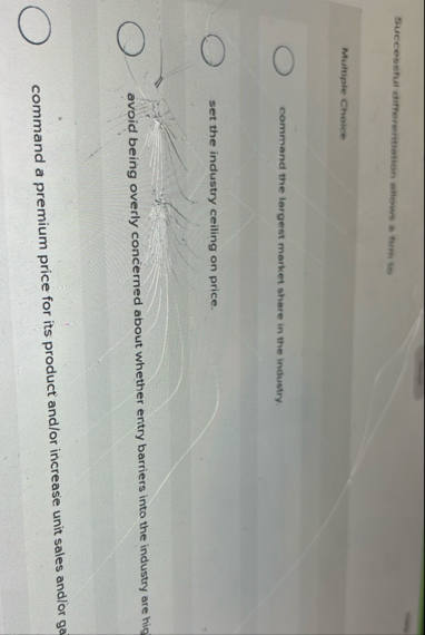 Succeseful differemtietion stiows is thrm to