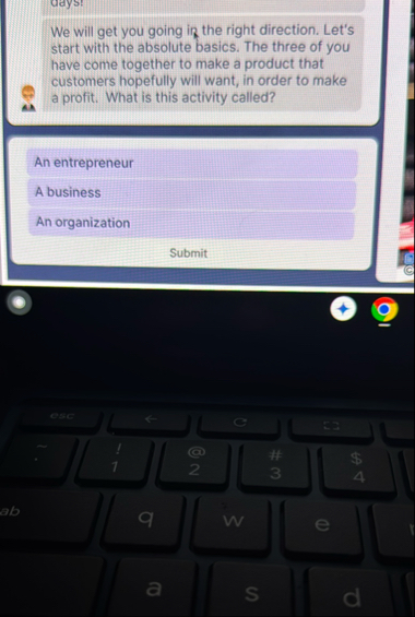 days! We will get you going in the right