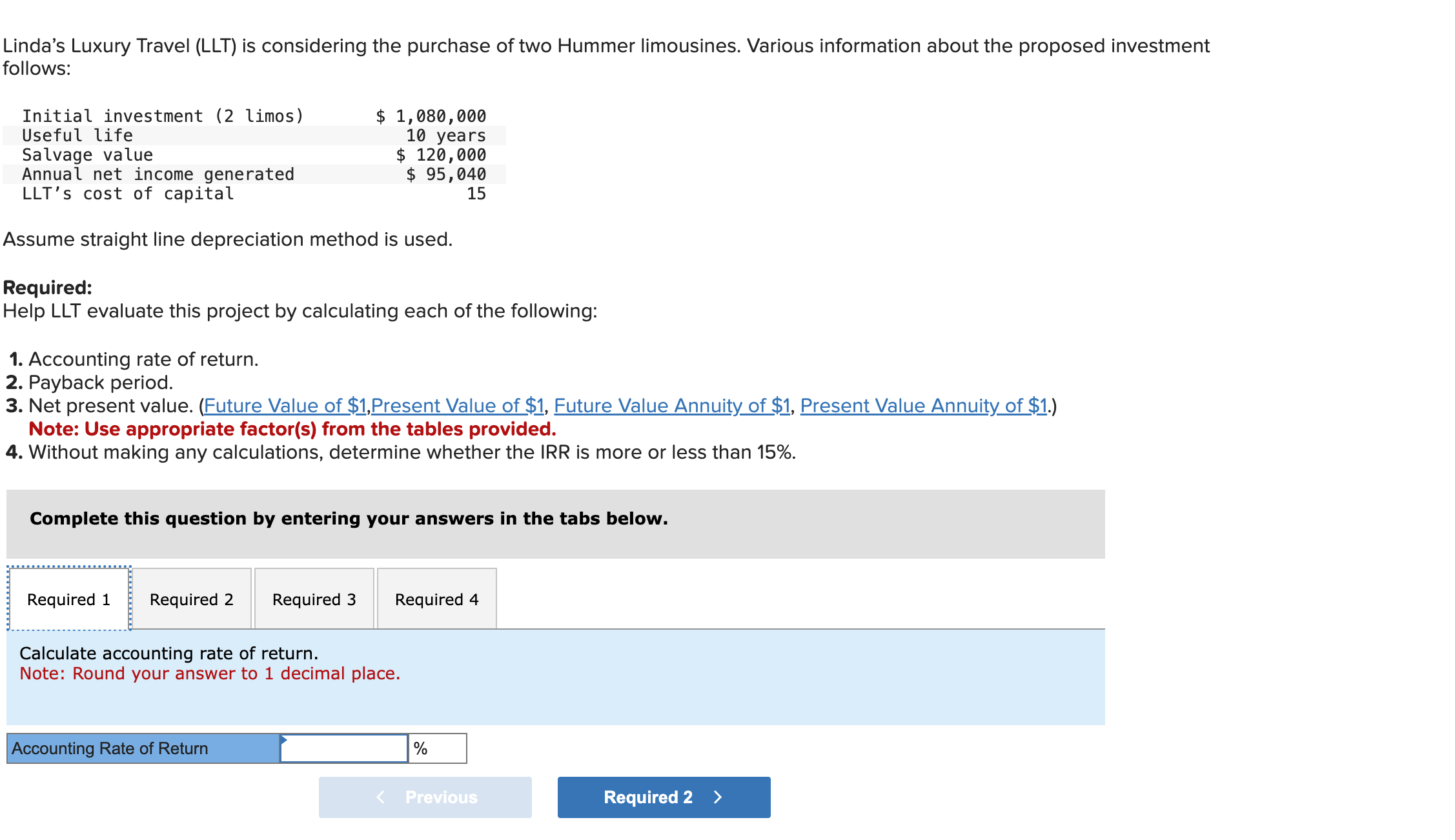 $ 1 , Present Value o f $ 1 , Future Value