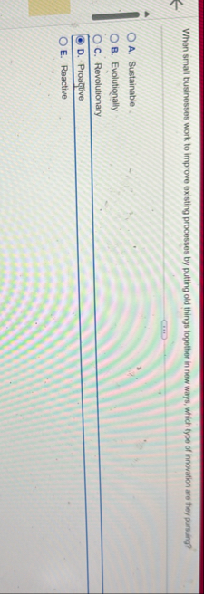 When small businesses work to improve existing