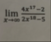 lim x 4 x 1 7 - 2 2 x 1 8 - 5