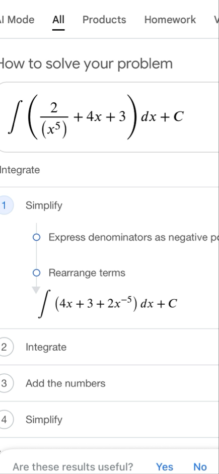 I Mode All Products Homework How to solve your