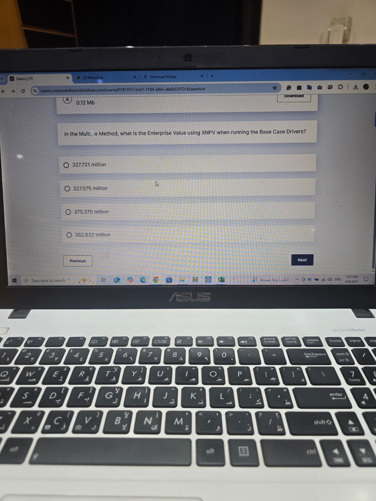 In the Multiple Method, what is the Enterprise