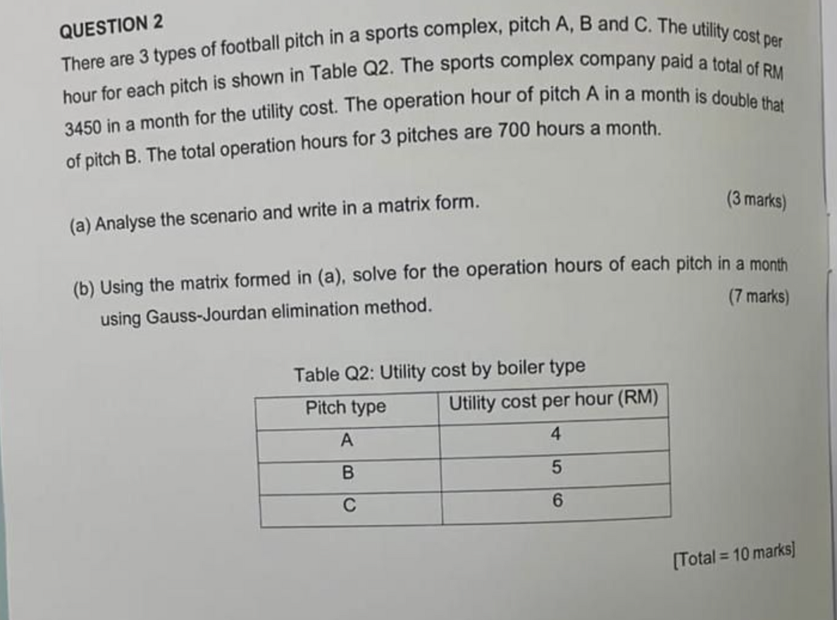 There are 3 types of football pitch in a sports