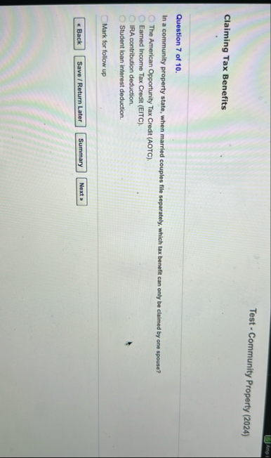 Ango Test - Community Property ( 2 0 2 4 )