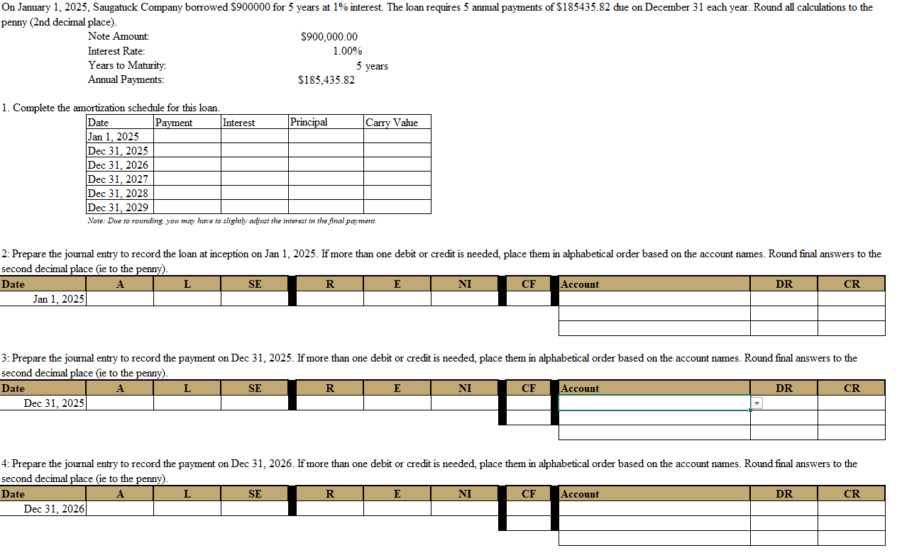 O n January 1 , 2 0 2 5 , Saugatuck Company