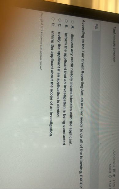 "psi / secure browser USA / Canada 4 8 5 5 Global