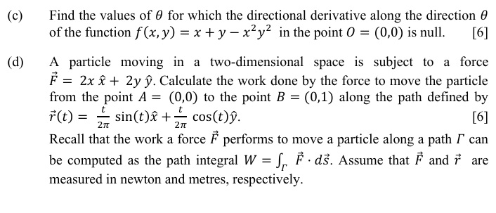 ( c ) Find the values of \ theta for which the
