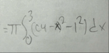 0 3 ( 4 - x 2 - 1 2 ) d x